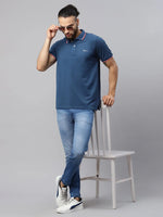 Rodamo Blue Polo T-Shirts-112060107-L