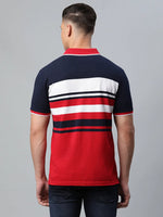 Rodamo Multi Stripes Polo T-Shirts-112070101-L