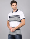 Rodamo Multi Stripes Polo T-Shirts-112290101-L