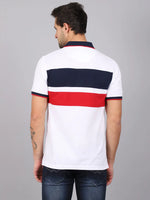 Rodamo Multi Stripes Polo T-Shirts-112280101-L