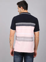 Rodamo Multi Stripes Polo T-Shirts-112350101-L