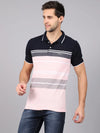 Rodamo Multi Stripes Polo T-Shirts-112350101-L