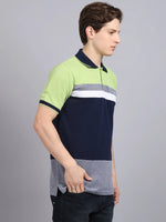 Rodamo Multi Stripes Polo T-Shirts-112380101-L