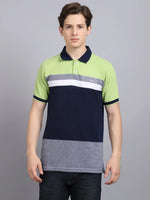 Rodamo Multi Stripes Polo T-Shirts-112380101-L