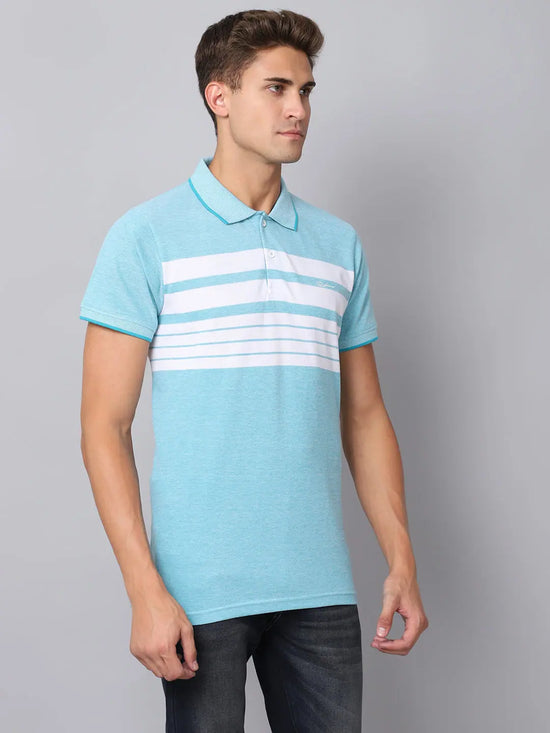 Rodamo Multi Stripes Polo T-Shirts-112410101-L