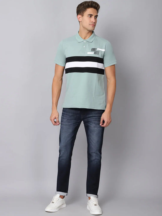 Rodamo Multi Stripes Polo T-Shirts-112420101-L