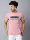 Rodamo Pink Printed Round Neck T-shirts-112520101-L