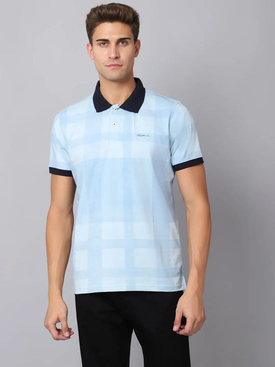 Rodamo Blue Polo T-Shirts-112440102-3XL