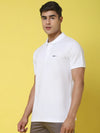 Rodamo White Polo T-Shirts-112620105-L