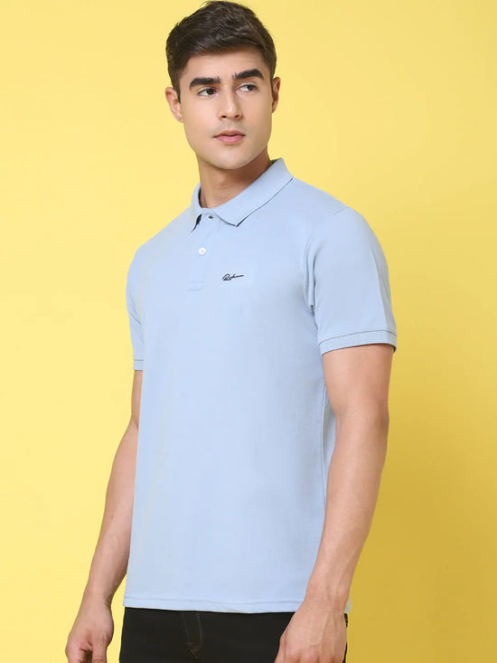 Rodamo Blue Polo T-Shirts-112620103-L