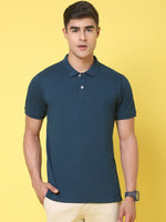 Rodamo Teal Polo T-Shirts