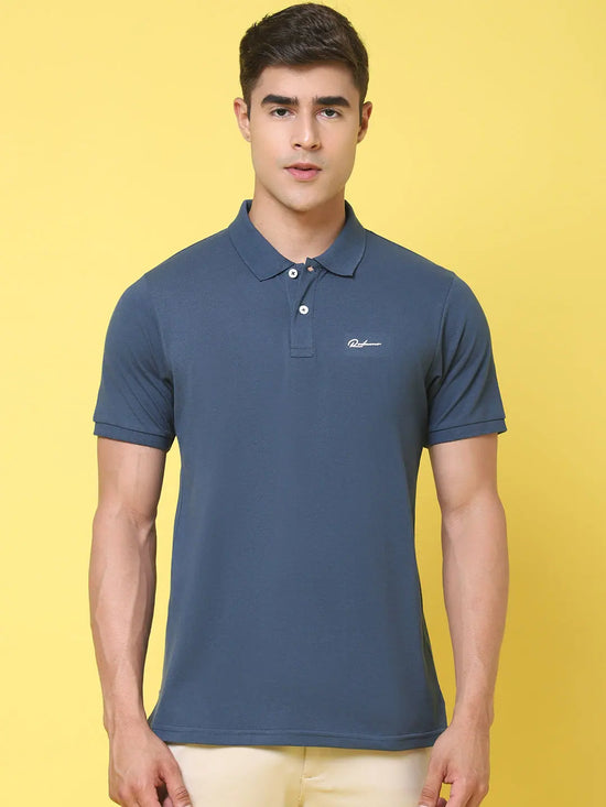 Rodamo Blue Polo T-Shirts-112620108-L