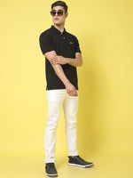 Rodamo Black Polo T-Shirts-112620101-L