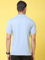 Rodamo Blue Polo Printed T-Shirts-112660101-L