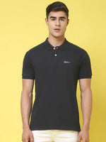 Rodamo Navy Blue Polo T-Shirts-112620106-L