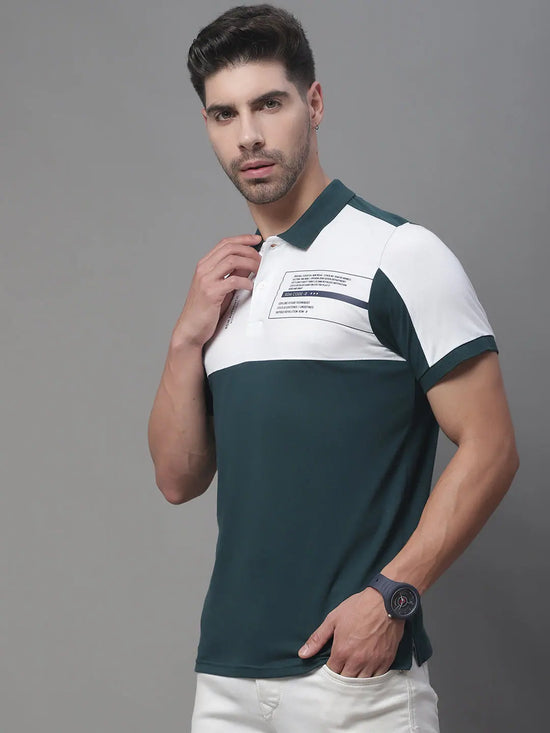 Rodamo Green Polo Printed T-Shirts-112770101-L