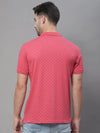 Rodamo Red Polo Printed T-Shirts-112800101-L