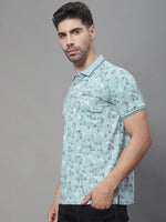 Rodamo Green Polo Printed T-Shirts-112750102-L