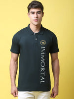 Rodamo Green Polo Printed T-Shirts-112850101-L