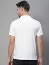 Rodamo White Polo Printed T-Shirts-112880101-L