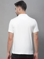 Rodamo White Polo Printed T-Shirts-112880101-L