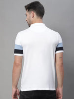 Rodamo White Polo Printed T-Shirts-112840101-L