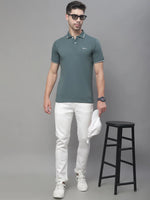 Rodamo Green Polo Printed T-Shirts-112890101-L