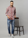 Rodamo Multicolor Slim Fit Checked Shirts-501600102-L