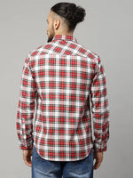 Rodamo Multicolor Slim Fit Checked Shirts-501600102-L