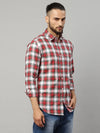 Rodamo Multicolor Slim Fit Checked Shirts-501600102-L