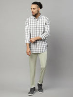 Rodamo Multicolor Slim Fit Checked Shirts-501600101-L