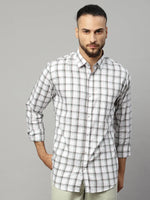 Rodamo Multicolor Slim Fit Checked Shirts-501600101-L