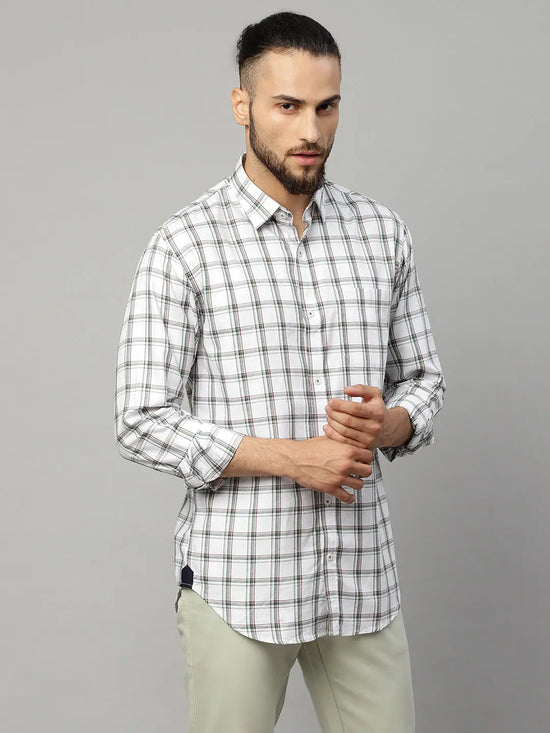 Rodamo Multicolor Slim Fit Checked Shirts-501600101-L