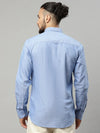 Rodamo Blue Slim Fit Shirts-501670103-L