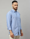 Rodamo Blue Slim Fit Shirts-501670103-L