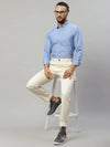 Rodamo Blue Slim Fit Shirts-501670103-L