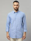 Rodamo Blue Slim Fit Shirts-501670103-L