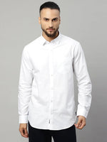 Rodamo White Slim Fit Shirts-501670102-L