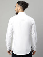 Rodamo White Slim Fit Shirts-501670102-L