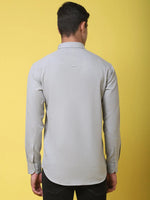 Rodamo Grey Slim Fit Shirts-501730102-L