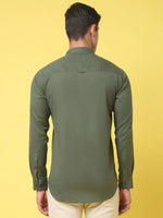 Rodamo Green Slim Fit Shirts-501740104-L