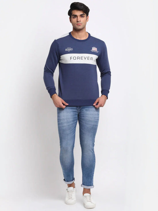 Rodamo Blue Neck Sweatshirts-800150102-L