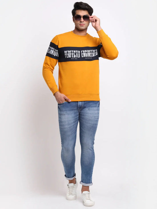 Rodamo Yellow Neck Sweatshirts-800350101-L