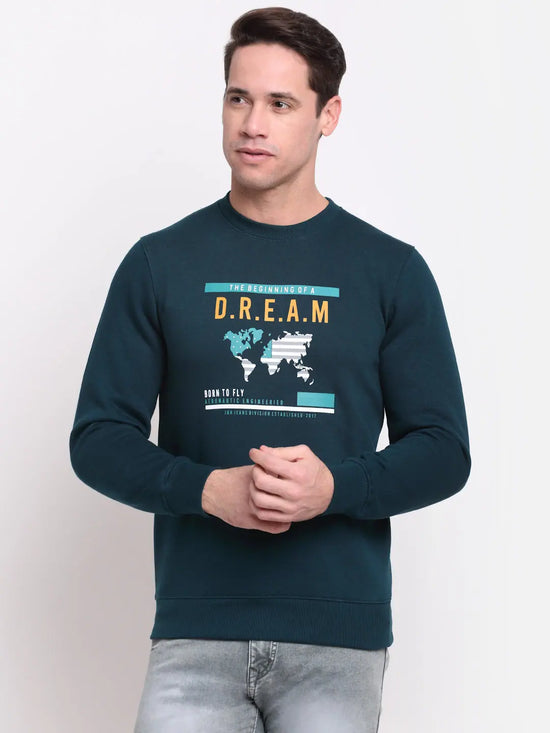 Rodamo Green Neck Sweatshirts-800400101-L