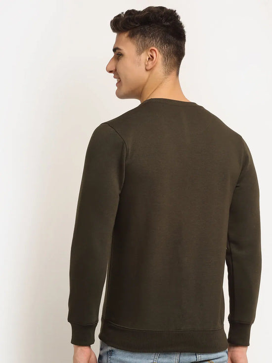 Rodamo Green Neck Sweatshirts-800400103-L