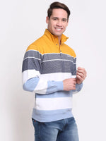 Rodamo Multicolor Stripes Sweatshirts-800420101-L