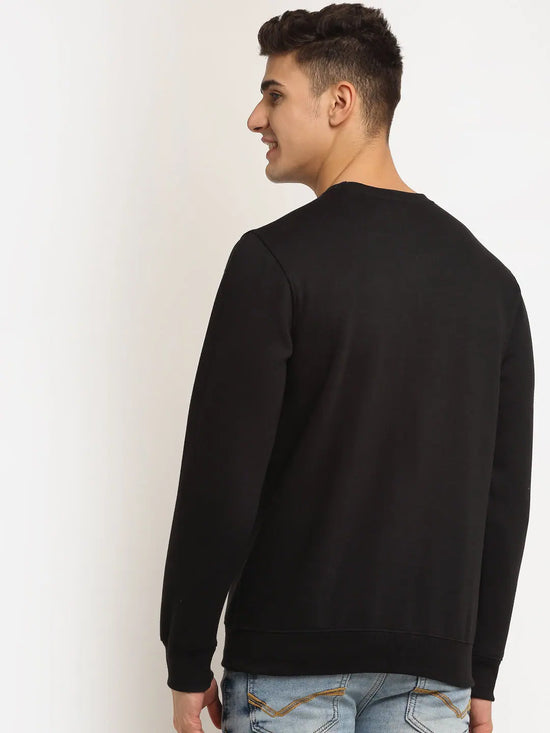 Rodamo Black Neck Sweatshirts-800550102-L