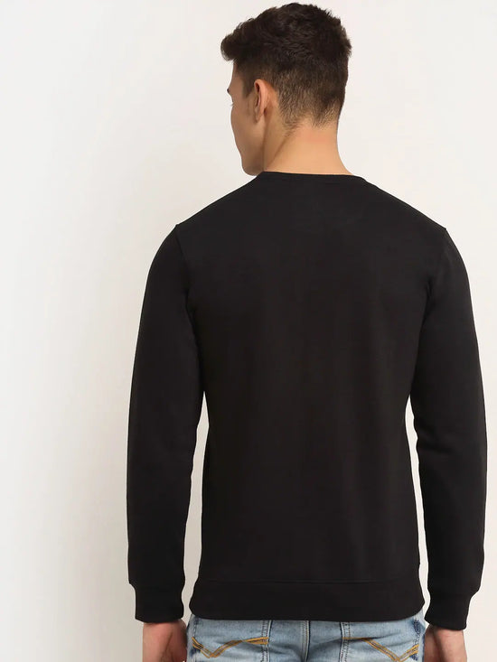 Rodamo Black Neck Sweatshirts-800570102-L