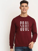 Rodamo Maroon Neck Sweatshirts-800600101-L