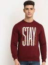 Rodamo Maroon Neck Sweatshirts-800660102-L